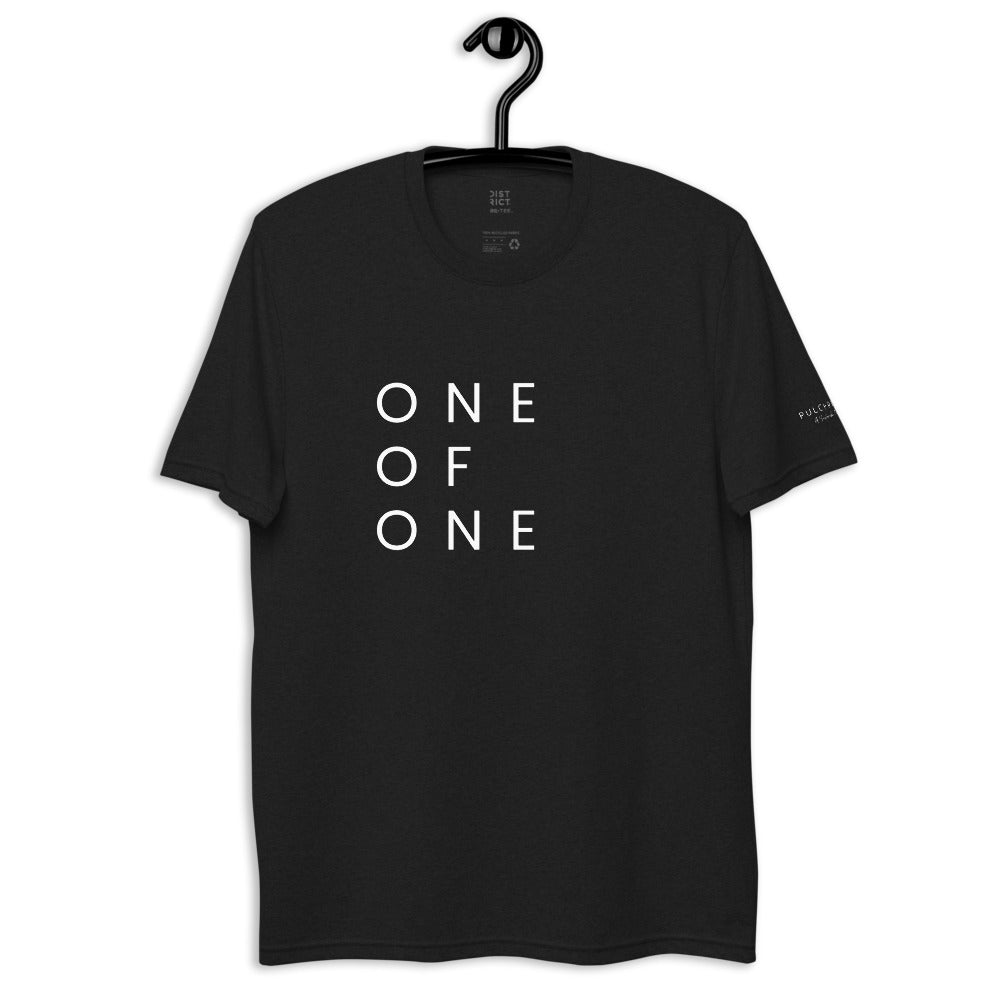 One of One Stacked Tee - 100% Organic (black)
